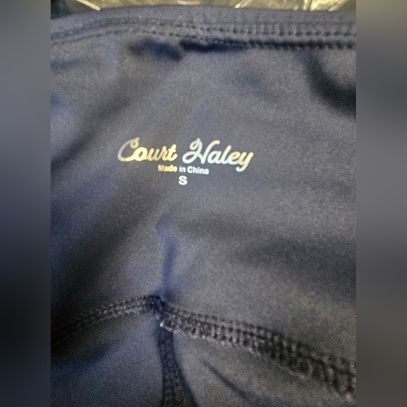 Court Haley, Leggins Women's S ,blue With Stripes, High- Waisted - Picture 3 of 6